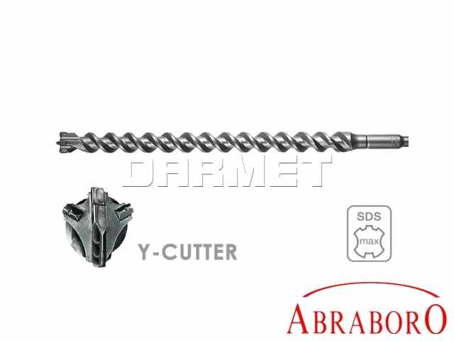 Wiertło do betonu 35 x 670 mm z głowica Y - Cutter, SDS - Max - Abraboro (AB68135003)