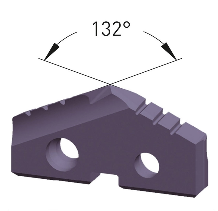 Płytka skrawająca do wiertła - 25,0 mm, ALU-TEC - Węglik 20/30 N - 2250100250 | KARNASCH