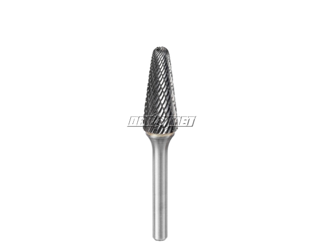 Pilnik obrotowy stożkowy z czołem kulistym KEL, frez do metalu VHM - 6 x 18 mm Pro Line - KL60618-6