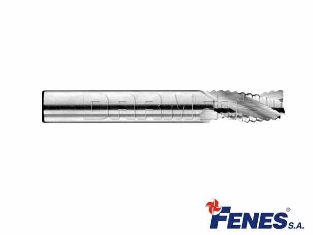Frez 3-ostrzowy do obróbki zgrubnej metali lekkich HARRDEN-066, VHM - 10MM - FENES