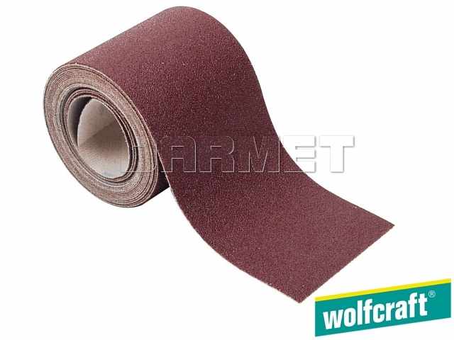 Papier ścierny, samoprzyczepny w rolce, granulacja: 180, wymiary: 115 mm x 4000 mm - WOLFCRAFT WF1742000