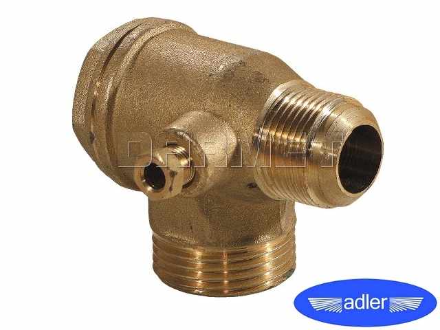 Zawór zwrotny 14MM na gwint zewnętrzny 1/2" - ADLER (0271.6)