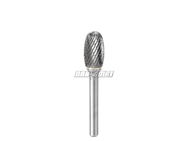 Pilnik obrotowy owalny TRE, frez do metalu VHM - 6 x 10 mm Pro Line - KE60610-6