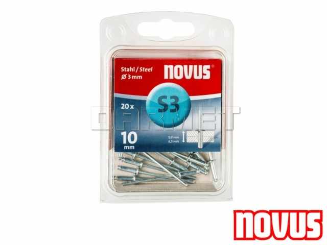 Nity typ S 3 x 10MM - 20 sztuk - NOVUS (NV045-0034)