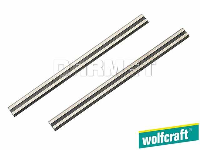 Noże do elektrycznych strugów ręcznych, 1,1 x 75,5 x 5,5 mm - 2 sztuki - WOLFCRAFT (WF4110000)