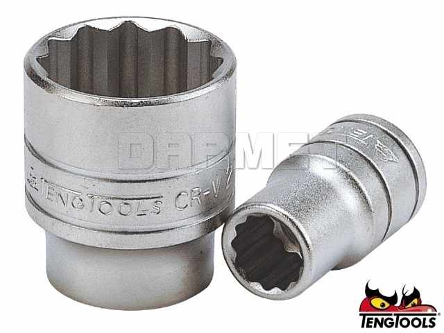 Nasadka 1/2" dwunastokątna, M120510-C - 10MM x 38MM - TENGTOOLS (7431-0103)