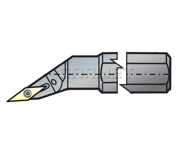 Nóż tokarski składany do toczenia wewnętrznego: A25R-SVJCL-11 - PAFANA