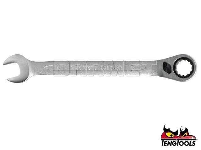 Klucz płasko-oczkowy z zapadką - 7/8" - TENGTOOLS (10972-2900)