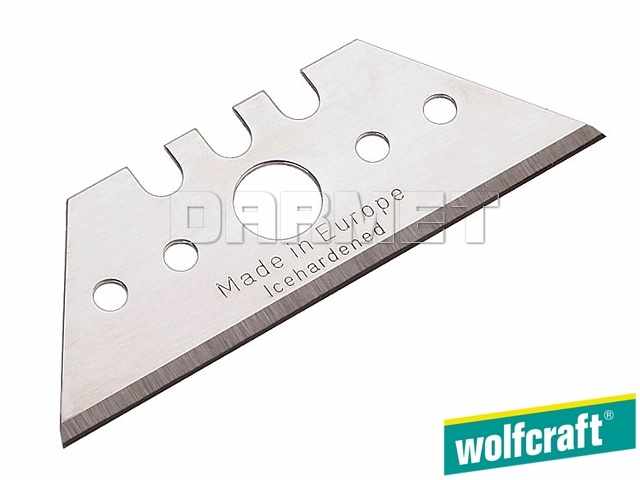 Profesjonalne ostrza trapezowe, 61 x 0,65 mm - 5 sztuk - WOLFCRAFT WF4187000