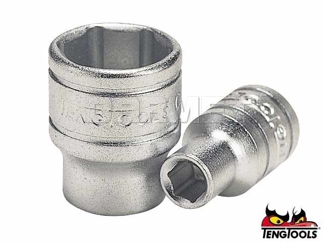 Nasadka krótka 1/4", sześciokątna M140107-C - 7/32" x 25MM - TENGTOOLS (6980-0209)