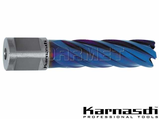 Wiertło koronowe z chwytem Weldon 3/4" | Blue-Line Pro - 19 mm x 55 mm - KARNASCH (20.1317)