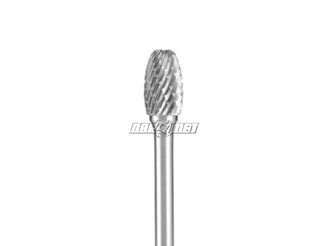 Pilnik obrotowy owalny TRE, frez do metalu VHM - 3 x 6 mm Standard Line - E030603-DZ