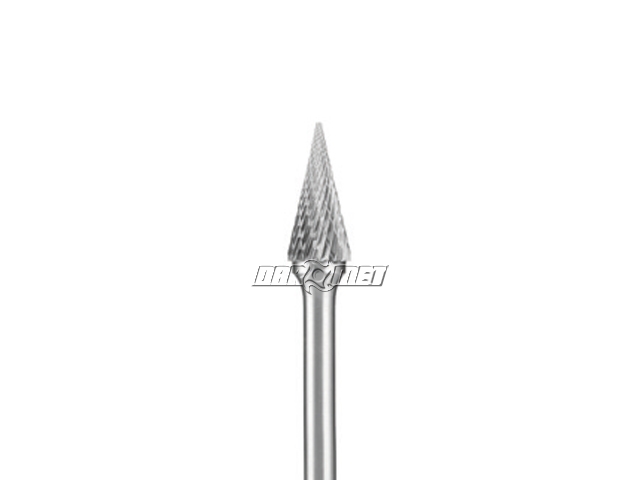 Pilnik obrotowy stożkowy ostry SKM, frez do metalu VHM - 12,7 x 25 mm Standard Line - M122506-DZM