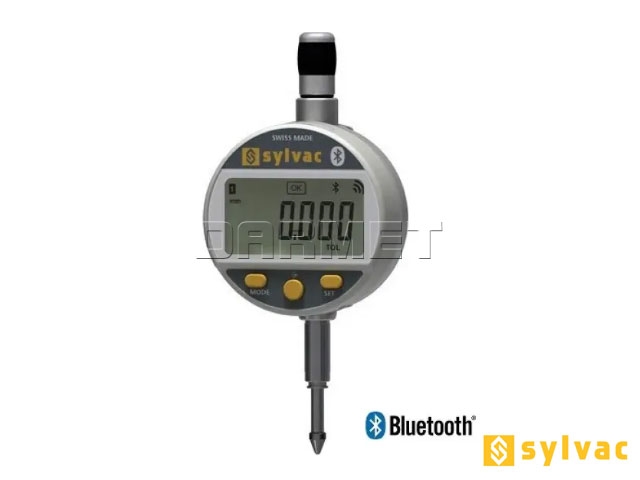 Czujnik elektroniczny mikronowy S_Dial Work Smart BLUETOOTH 0-12,5 / 0,001 mm | IP54 - SYLVAC 805.6301