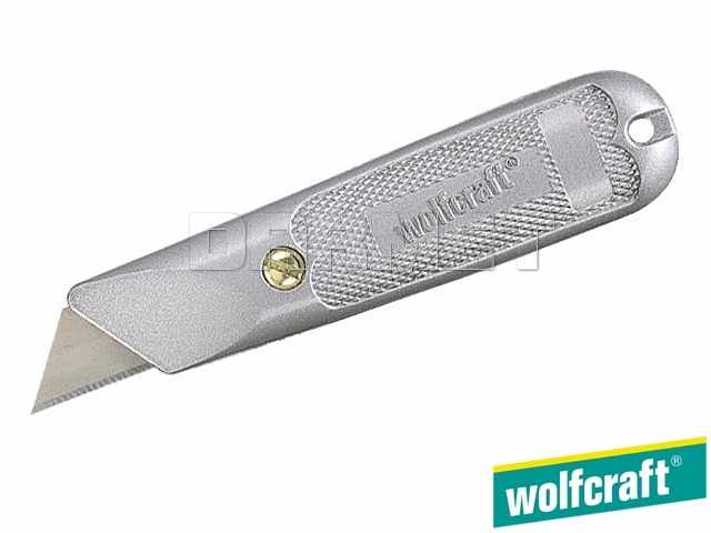 Nóż bezpieczny ze stałym ostrzem "Standard Cutter" - WOLFCRAFT WF4150000