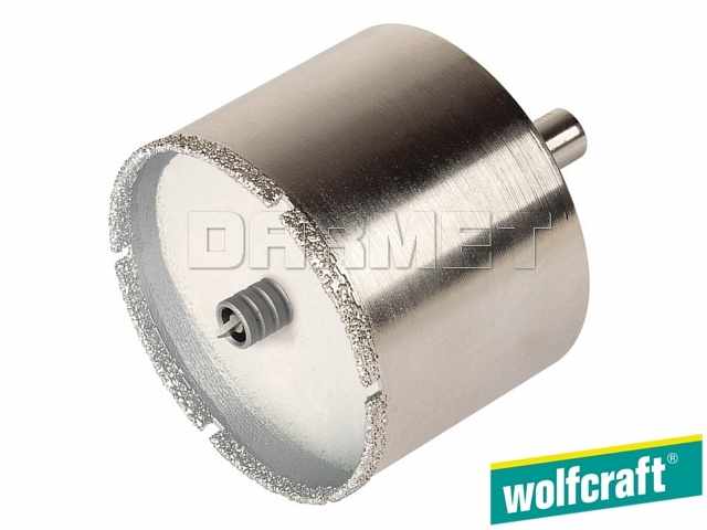 Otwornica diamentowa "Ceramic" z trzpieniem 10 mm, średnica: 25 mm - WOLFCRAFT WF5924000