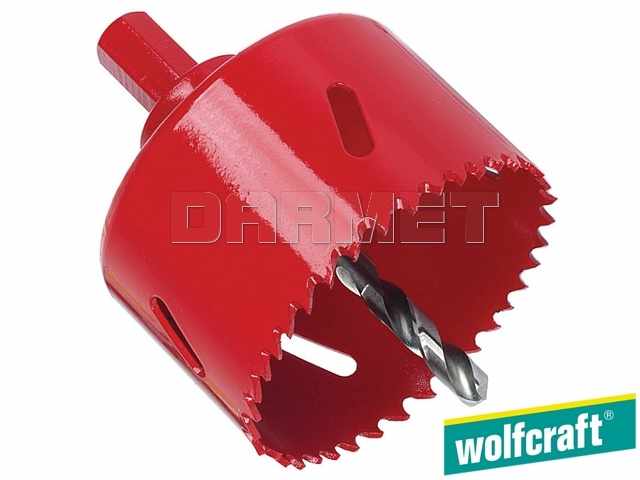 Otwornica bimetalowa z trzpieniem sześciokątnym, średnica: 86 mm - WOLFCRAFT WF5486000