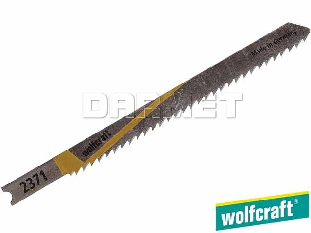 Brzeszczoty do wyrzynarek z trzpieniem "U", do drewna i tworzyw sztucznych, głębokość cięcia: 30 mm - 2 sztuki - WOLFCRAFT (WF2371000)