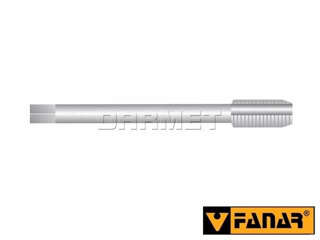 Gwintownik maszynowy wysokowydajny HSS-E, DIN 376-C - gwint metryczny zwykły M16 LH, nieprzelotowy lewy (Rm ≤ 800) - FANAR (D2-221101-0160)