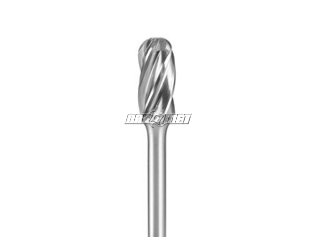 Pilnik obrotowy walcowy z czołem kulistym WRC, frez do aluminium i tworzyw sztucznych VHM - 10 x 20 mm Standard Line - C102006-ALU