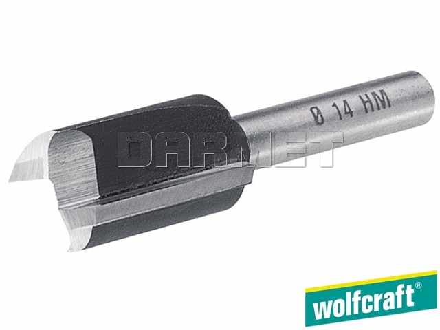 Frez HM do drewna, średnica: 6 mm, wysokość cięcia: 19 mm - WOLFCRAFT WF3924000