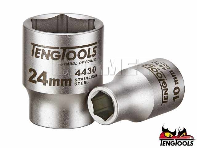 Nasadka sześciokątna 3/8" ze stali nierdzewnej MS380516-C, 16MM x 29MM - TENGTOOLS (16260-0902)