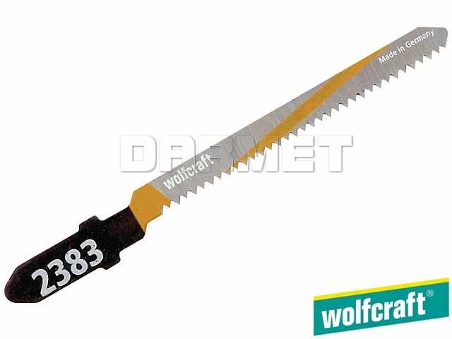 Brzeszczoty do wyrzynarek z trzpieniem "T", do drewna, głębokość cięcia: 20 mm - 2 sztuki - WOLFCRAFT (WF2383000)