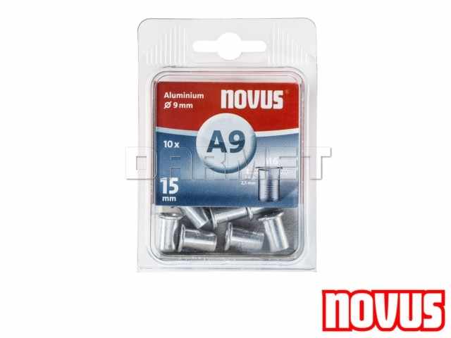 Nity typ AM 9 x 15MM - gwint M6 - 10 sztuk - NOVUS (NV045-0043)