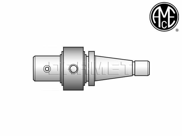 Oprawka DT50 (DIN 2080 ISO) do wierteł z chłodzeniem, chwyt 20 mm - AMEC (5020-5SRM)