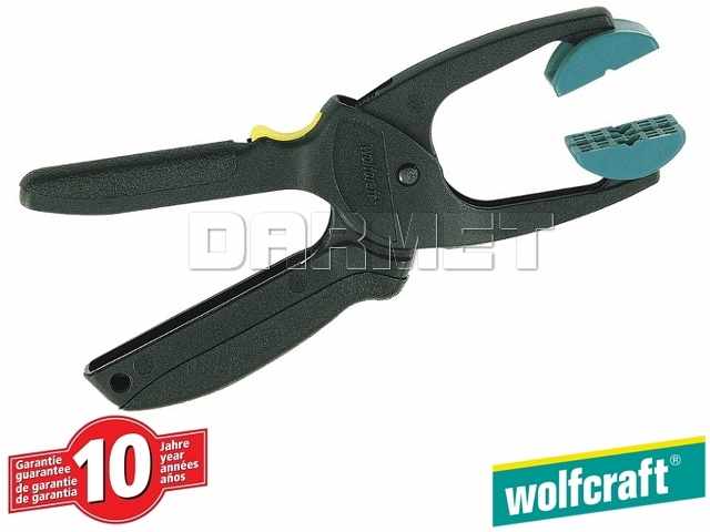 Mini kleszcze zaciskowe Quickfix, zakres zacisku - 30MM - 2 sztuki - WOLFCRAFT (WF3453000)