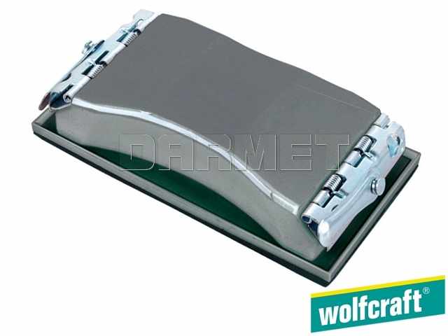 Uchwyt do szlifowania ręcznego, do pasków szlifierskich 93 x 230 mm - WOLFCRAFT WF2891000