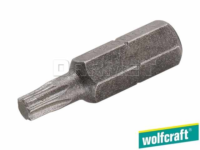 Końcówki TORX, długość: 25 mm rozmiar: TX30 - 3 sztuki - WOLFCRAFT WF2482000