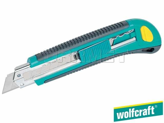 Nóż z odłamywanym ostrzem, szerokość ostrza: 18 mm - WOLFCRAFT WF4138000