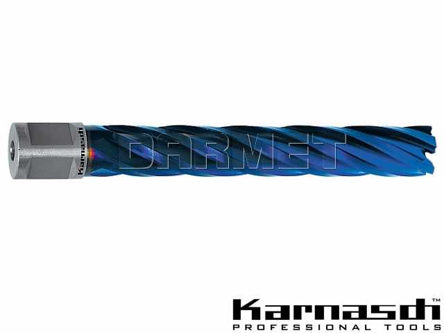 Wiertło koronowe z chwytem Weldon 3/4" | Blue-Line - 18 mm x 110 mm - KARNASCH (20.1280)