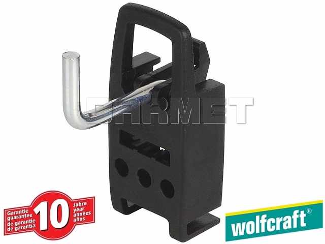 Haki z pojedynczym uchwytem o długości 30 mm - 5 sztuk - WOLFCRAFT (WF6091000)