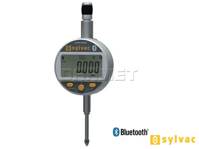 Czujnik elektroniczny mikronowy S_Dial Work Smart BLUETOOTH 0-25 / 0,001 mm | IP54 - SYLVAC 805.6501