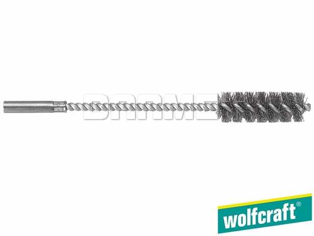 Szczotka druciana cylindryczna, średnica: 20 mm, długość: 200 mm - WOLFCRAFT WF2127000