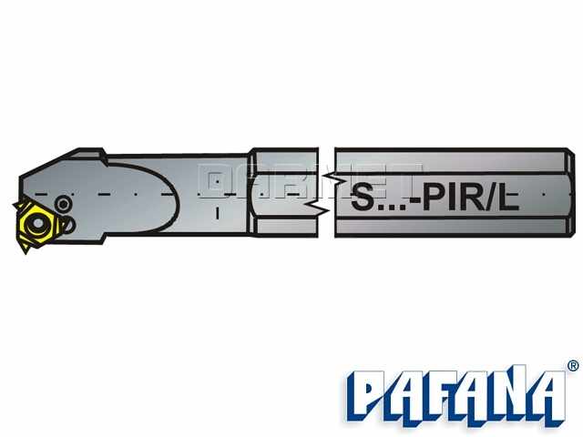 Nóż tokarski składany do gwintowania wewnętrznego: S25S-PIR-16 - PAFANA