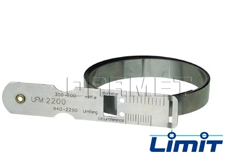 Średnicówka taśmowa | pomiar średnic do 700 mm | pomiar obwodu do 2200 mm - LIMIT 23710205