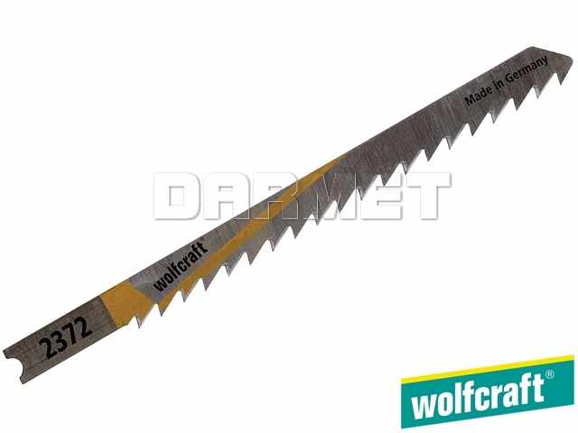 Brzeszczoty do wyrzynarek z trzpieniem "U", do drewna, głębokość cięcia: 45 mm - 2 sztuki - WOLFCRAFT (WF2372000)