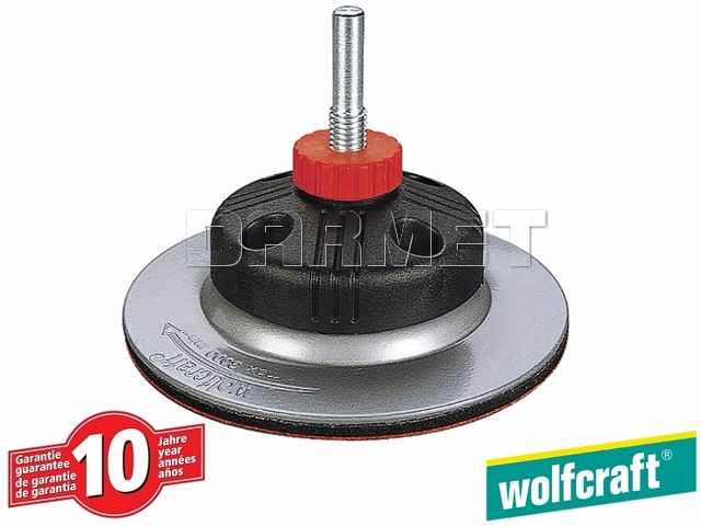 Dysk szlifierski do wiertarek elektrycznych Fixoflex, średnica: 125 mm - WOLFCRAFT WF2211000