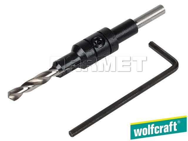 Nawiertak z pogłębiaczem 7 mm, średnica nawiertaka: 4,5 mm - WOLFCRAFT WF2511000