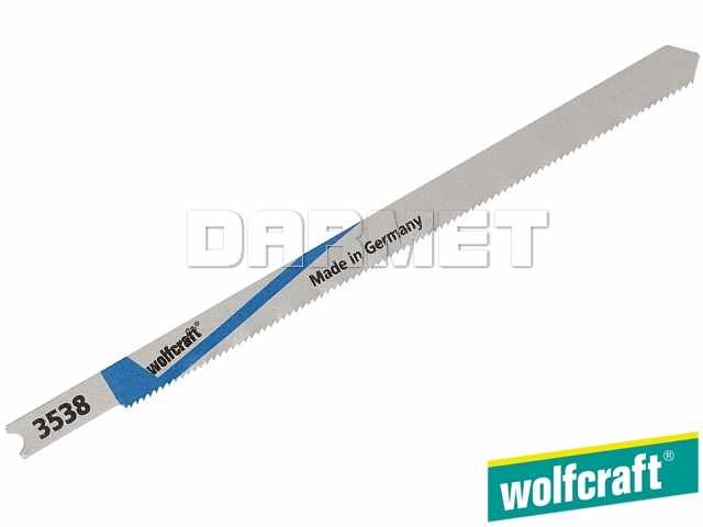 Brzeszczoty do wyrzynarek z trzpieniem "U", do metalu, głębokość cięcia: 1-3 mm - 2 sztuki - WOLFCRAFT (WF3538000)