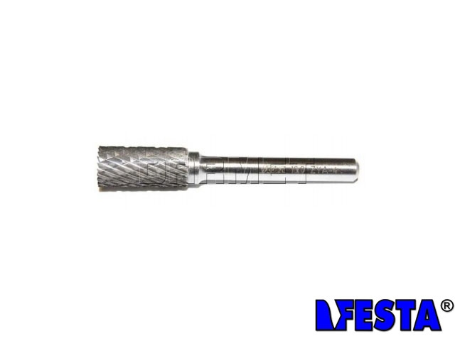 Pilnik obrotowy walcowo-czołowy ZYA | frez do metalu | 12MM x 25MM  | chwyt 6MM | długość 65MM - FESTA