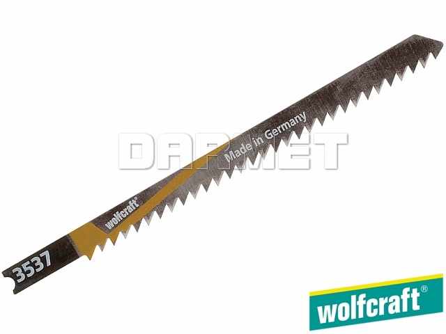 Brzeszczoty do wyrzynarek z trzpieniem "U", do drewna, głębokość cięcia: 65 mm - 2 sztuki - WOLFCRAFT (WF3537000)