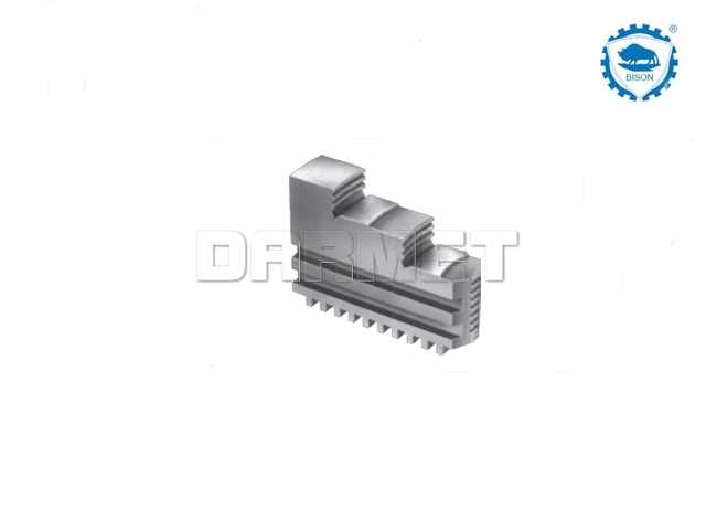 Szczęki jednolite twarde wewnętrzne z podwójnymi prowadnicami (komplet) 160 mm, do uchwytów 3202,3203, 3-szczękowe - BISON-BIAL (398533710000)