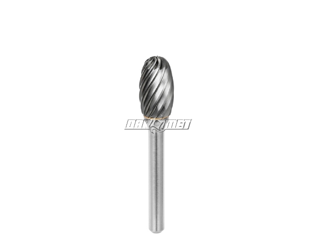 Pilnik obrotowy owalny TRE, frez do metalu VHM - 8 x 15 mm Pro Line - KE60815-3INOX