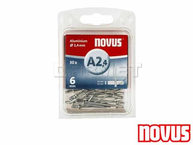 Nity typ A 2,4 x 6MM - 30 sztuk - NOVUS (NV045-0019)