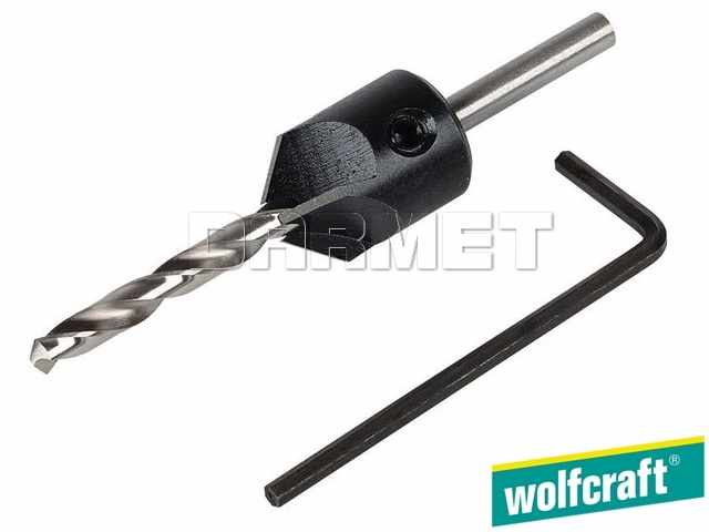 Nawiertak z pogłębiaczem 16 mm, średnica nawiertaka: 4,5 mm - WOLFCRAFT WF2499000