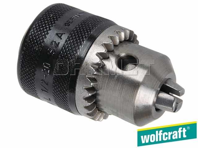 Uchwyt wiertarski na kluczyk: 1,5 - 13 mm - 1/2” - 20 - WOLFCRAFT WF2603000